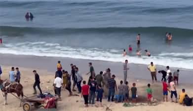 Gaza citizens compelled to use sea water for drinking