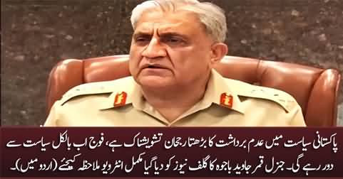 General Qamar Javed Bajwa's complete interview to Gulf News (in Urdu)