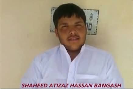 Hangu Student Who Sacrificed His Life to Stop a Suicide Bomber Declared A Great Hero