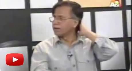 Hassan Nisar Abusing Pakistani Nation in Live Program, Calling Them Baghairat Qaum