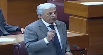 Heated debate b/w Rana Tanvir & Asad Qaisar in National Assembly