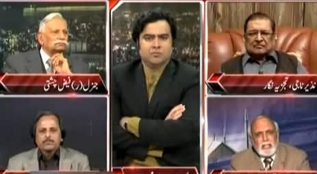 Heated Debate Between Haroon Rasheed And Mazhar Abbas on Zia-ul-Haq Martial Law