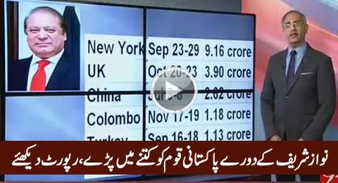 How Much Cost Pakistani Nation Is Paying For the Foreign Tours of Nawaz Sharif