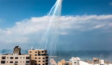 Human Rights Watch tweet: Israel has used white phosphorus in military operations in Gaza