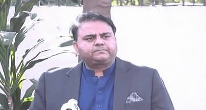 I didn't join Istehkam e Pakistan party, I condemn attack on Rauf Hasan - Fawad Ch talks to journalists