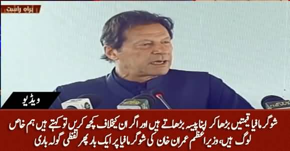 If We Take Action Against Sugar Mafia They Call Themselves Special People - PM Imran Khan