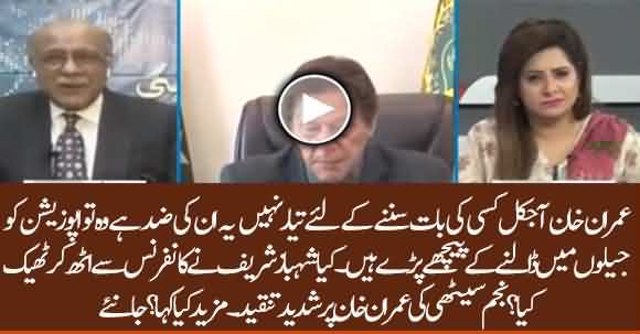 Imran Khan Is Not Willing To Listen Anybody - Najam Sethi Criticizes Imran Khan's Behaviour