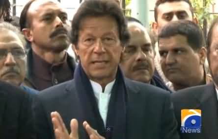 Imran Khan Media Talk After Meeting Chief Election Commissioner on Rigging Issue