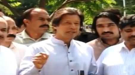 Imran Khan Media Talk Outside Election Commission – 2nd June 2015