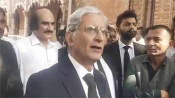 Imran Khan Per Cypher Case Banta Hi Nahi - Aitzaz Ahsan's Media Talk