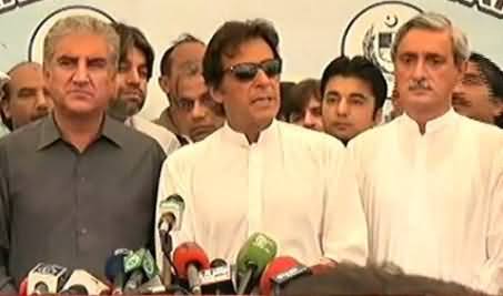 Imran Khan's Complete Media Talk Outside Parliament - 8th September 2016