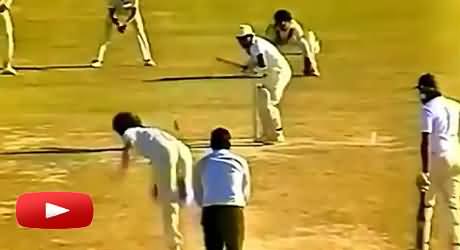 Imran Khan Takes 8 Wickets in Single Match Against India in 1982 - A Rare Video