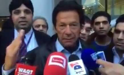 Imran Khan Telling How PTI's Sit-in Has Created Awareness in Pakistan