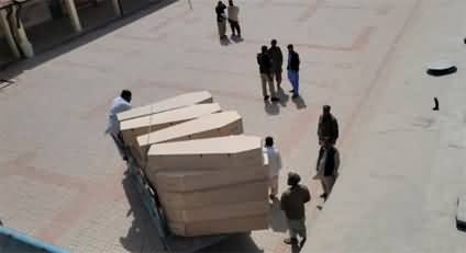 has something big happened? 200+ coffins being sent from Quetta to Bolan