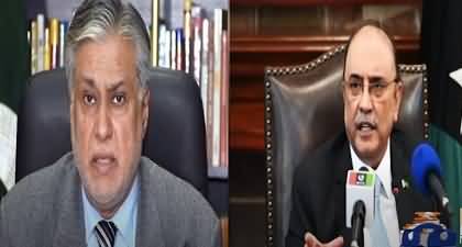 Ishaq Dar met Asif Zardari the night Imran Khan announced to leave KPK & Punjab Assembly