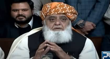 Issue of Madaras registration - Chairman JUI-F Maulana Fazal Ur Rehman's Press Conference