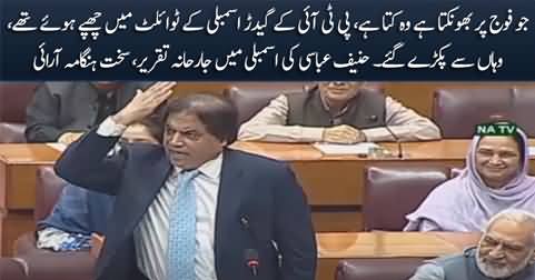 Jo Fauj Per Bhonkta Hai Wo Kutta Hai - Hanif Abbasi's aggressive speech in Assembly