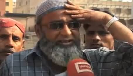 Karachi Timber Market Victims Talking to Media About Their Poor Condition