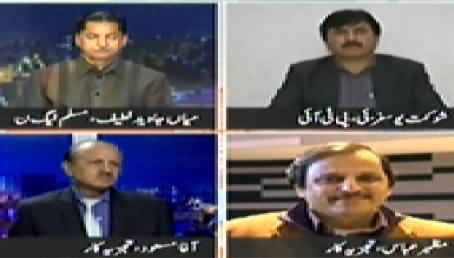 Khabar Say Khabar (PTI Protest in Faisalabad Changed Into Violence) – 8th December 2014