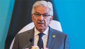 Khawaja Asif's tweet in reply to Usman Dar's press conference