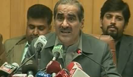 Khawaja Saad Rafique Blasts Imran Khan in His Press Conference - 15th December 2014