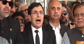 Khawar Manika used very indecent words in court - PTI leaders media talk after Iddat case hearing