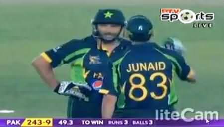 Last Two Sixes of Shahid Afridi in Pak India Match - 2nd March 2014