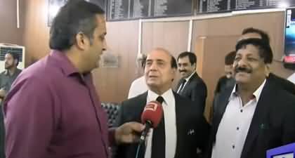 Lateef Khosa's interesting reaction on the question of Nawaz Sharif's return