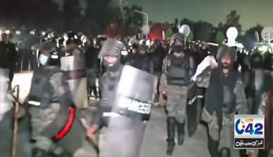 Latest from D-Chowk: Rangers pushed back the protestors