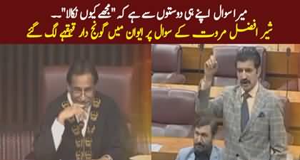 Laughter burst out in National Assembly When Sher Afzal Marwat asked 'Mjeh Kyn Nikala'