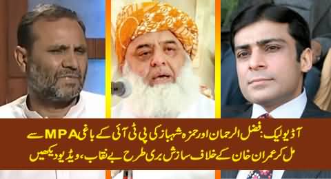 Leaked Audio: Fazal-ur-Rehman & Hamza Shahbaz Conspiracy Against Imran Khan Exposed