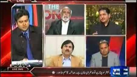 Live Fight Between Haroon Rasheed and Mian Javed Latif of PMLN in Kamran Shahid Program