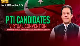 LIVE: Pakistan Tehreek-e-Insaf’s Candidates Virtual Convention