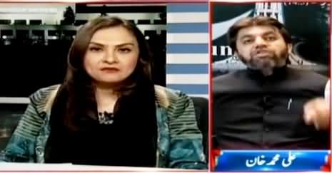 Marvi Memon Got Angry on Ali Muhammad Khan For Saying That Nawaz Sharif Is Karubari Aadmi