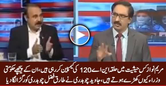 Maryam Nawaz Kis Capacity Mein Campaign Kar Rahi Hain - Javed Ch. Asked Tariq Fazal Ch.