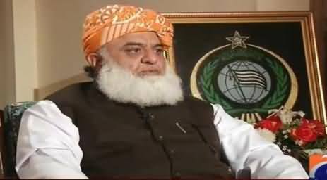 Maulana Fazal-ur-Rehman Telling Stupid Reason Why He Is Supporting PMLN Govt