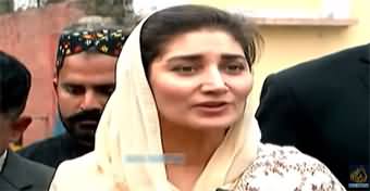 Mehar Bano Qureshi's media talk after meeting her father Shah Mehmood Qureshi in Adiala jail