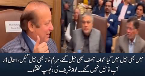 Mein Bhi Jail Gaya, Maryam Bhi Jail Gai Lekin Ishaq Dar Aap Jail Nahi Gaye - Nawaz Sharif To Ishaq Dar