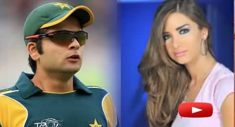 Miss Lebanon Nathaly Farraj Interested in Pakistani Cricketer Ahmed Shahzad