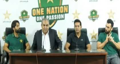 Mohammad Rizwan named captain of Pakistan white-ball team, Mohsin Naqvi & Rizwan's press conference