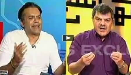 Mubashir Luqman and Kashif Abbasi Comments on Police Action Against Protesters