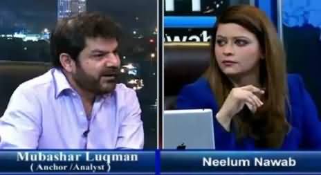 Mubashir Luqman Praising Altaf Hussain & MQM's Discipline in Live Show