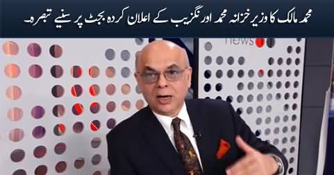 Muhammad Malick's comments on Budget announced by FM Muhammad Aurangzeb