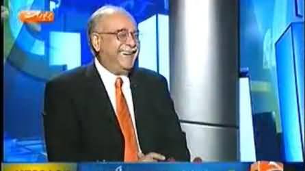 Najam Sethi Making Merry Due to the Up Coming Retirement of Chief Justice