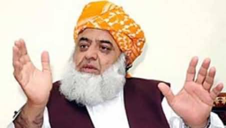 NATO Supply Band Karna Koi Bari Baat Nahi, Koi Bhi Party Kar Sakti Hai - Maulana Fazal ur Rehman