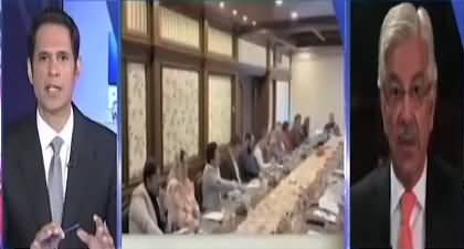 Nawaz Sharif did not talk about negotiations with PTI in the meeting - Khawaja Asif