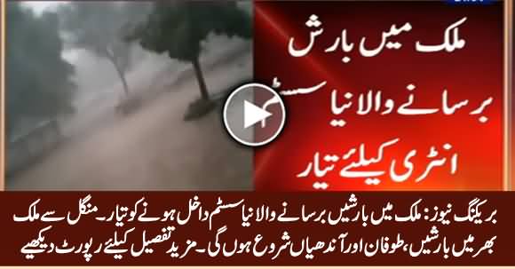 New Rain System Is About To Enter in Pakistan From Tuesday