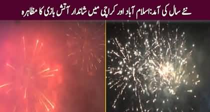 New Year celebration: Karachi and Islamabad welcome 2025 with breathtaking fireworks