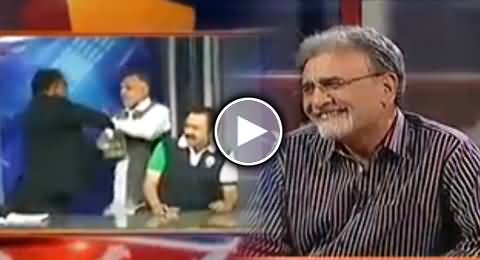 Nusrat Javed and Mushtaq Minhas Discussing Fight Between Ibrahim Mughal and Mian Marghoob