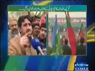 People's Views About Tehreek e Insaf Jalsa In Peshawar Against US Drones